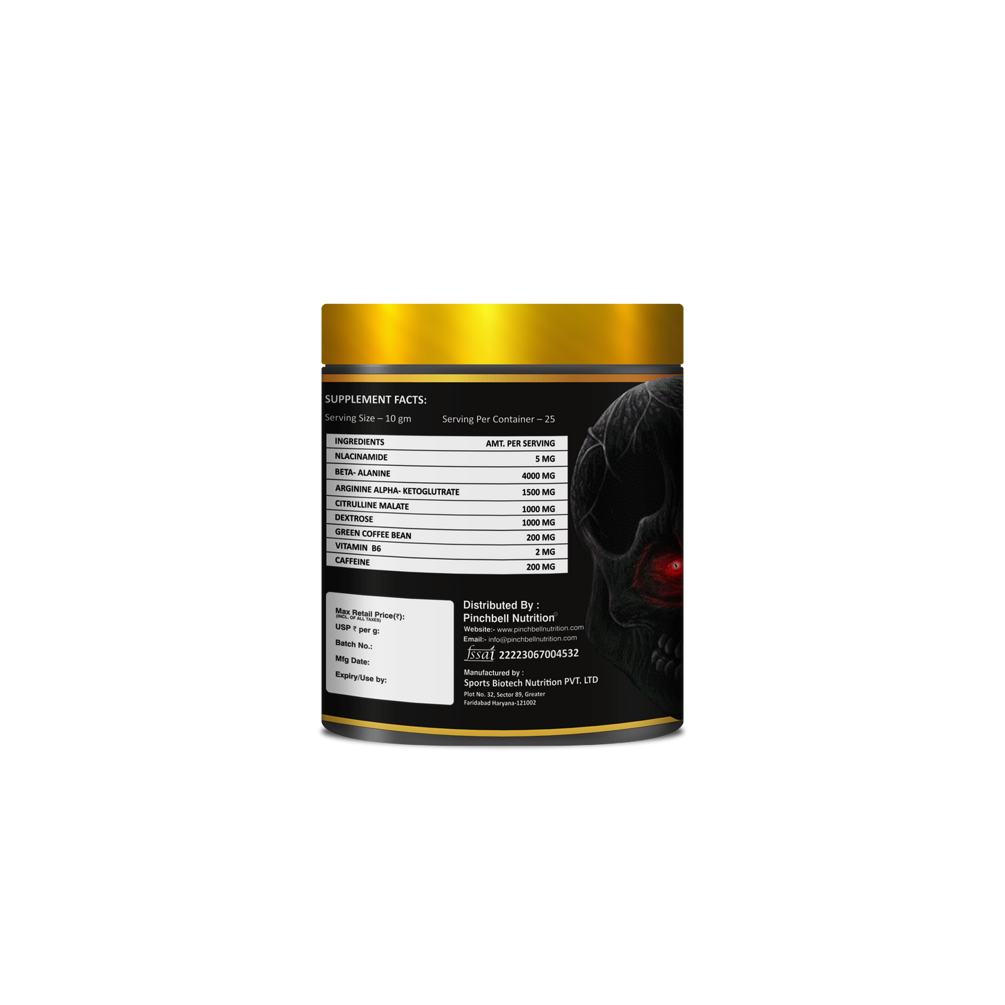 Pinchbell Nutrition Pre-workout