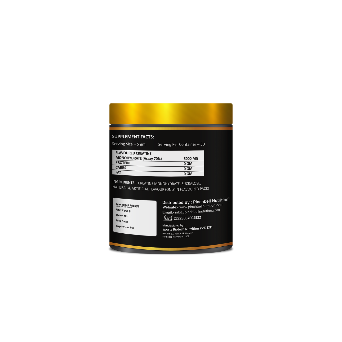 Micronized Creatine Powder